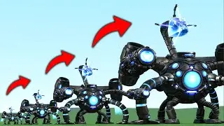 I Building Little To Big Omnidroid Robot V17 in Garry&rsquo;s Mod