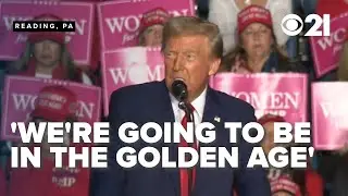 Trump says Pa. will decide president during Reading rally