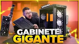 Gabinete Gigante da Cougar que Suporta 2 Radiador de 360mm (Cougar AIR FACE PRO RGB) Mesh com 4 FAN