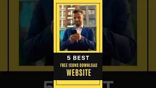 5 Best Free Icons Download Websites #shorts