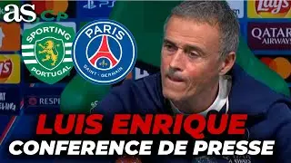 LUIS ENRIQUE en conf&eacute;rence de presse avant SPORTING &ndash; PSG | LIGUE DES CHAMPIONS