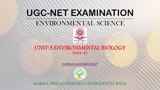 UGC NET Unit 3 Part 43; ENVIRONMENTAL BIOLOGY; #environmental #ugcnetexam #upscexam #upscmotivation
