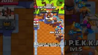 King Tower Win 👑🤴#clashroyale #viral #gaming