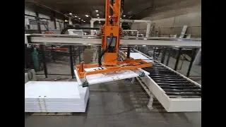 Gantryx Stacker/Destacker: automatic panel, door stacking and unstacking