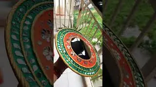 #mandala #mirror #multicolor #beautiful #wallhanging #handicraft #subscribe #like #share