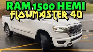 2020 RAM 1500 5.7L HEMI DUAL EXHAUST w/ FLOWMASTER 40 SERIES!