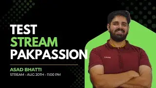 Test Stream for Watch Along at PakPassion
