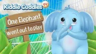 One elephant went out to play &ndash; Nursery Rhymes &ndash; Kiddie Cuddles
