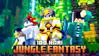 100 Hari Minecraft Jungle Fantasy ( ft @no1ree @Fimauu @Erakeriq )
