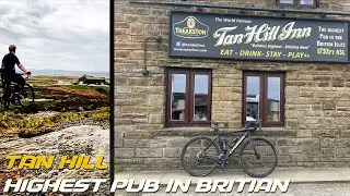 Cycling Tan Hill - highest pub in the British isles #cycling #orbea
