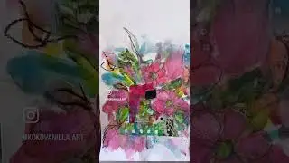 Paint, sketch,collage botanicals in Kew