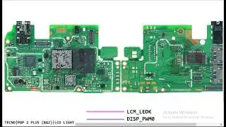 TECNO POP 2 Plus BA2 LCD  Light Solution