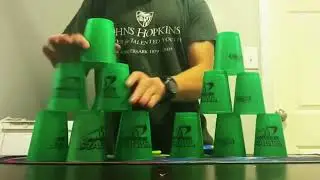 Cup Stack Cycle Scratch: 6.946 #sportstacking #speedstacking #cupstacking 