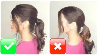 Ponytail /How To: Thick Voluminous Ponytail/Hairstyle/Hairstyles/Everyday hairstyle