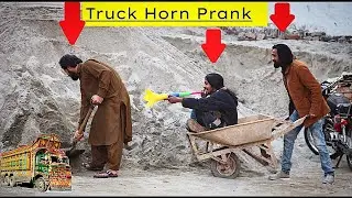 Truck HOrn Prank - Funny Reactions | Silly Prank Tv