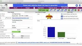 Exporting a guest list