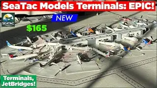 *НОВИНКА* Аэропорты GeminiJets от SeaTac Models: телетрапы, терминалы и многое другое!