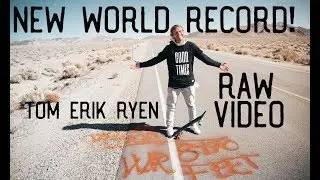 WORLDS LONGEST SKATEBOARD MANUAL - 2.58KM - TOM ERIK RYEN