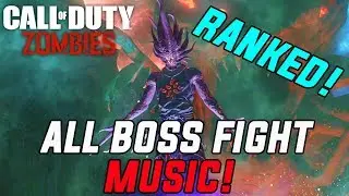 ALL COD Zombies Boss Fight Music RANKED!!! (BO3, BO4, WWII, & IW)
