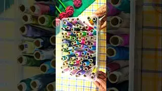 DIY Thread Organizer #shorts #MeghaCrafts #lofi #thread #diy