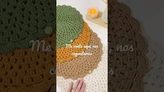 Americano tradicional - qual sua cor preferida? #crochet #sousplat #croche #handmade
