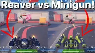 Reaver сильнее Minigun?