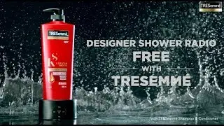 Get a Free Waterproof Shower Radio with TRESemm&eacute; Shampoo | TRESemm&eacute; India