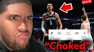*Heated* Rockets Fan Reacts To San Antonio Spurs vs Houston Rockets Full Game Highlights