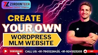 MLM Software kaise bnaye || 2024 || Wordpress MLM Software | zordontech