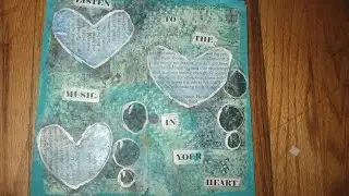 How to make a deconstructed Art Journal /Part One/ How to make Deconstructed Art Journal Pages