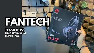 Review Jujur Lengkap Headset Fantech HQ53 Flash Gaming Harga Dibawah 100 Ribu Unboxing Wow Tekno