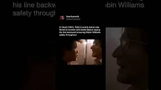Hook (1991) Filmed Rufio&rsquo;s Sword Scene BACKWARDS for Safety