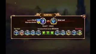 Hero wars - ToE - how to kill Water Lord - W1D5 - ADF