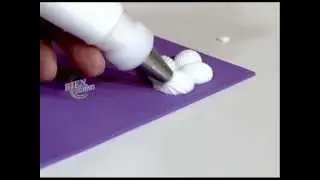 Mirta Biscardi - Bienvenidas TV - Explica técnicas de manga con glasé real.