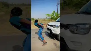Bina Driver Ki car | Driverless Car 🚘|#tarzan #teamspl #comedyvideo #funny #ytshorts #viral