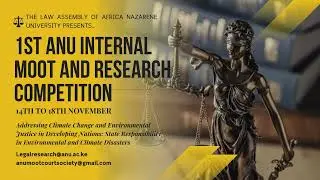 The 1st ANU Internal Moot Court Competition