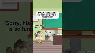 Cat Meme - You Watch The Popular Girls Doing the Presentation