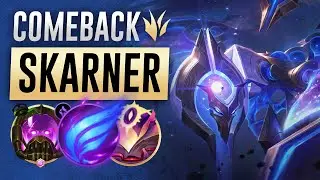 COMEBACK From Early Deficits & CARRY With Skarner! | Season 11 Jungle Gameplay Sting Guide & Build