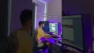 Trying to Study On Your Gaming PC: True Gamers Will Understand 🤦&zwj;♂️ #Shorts
