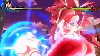 Dragon Ball Xenoverse 2: All SSJ4 Goku Skills (Partner Customization)