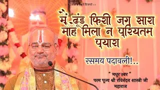 मैं ढूंड फिरी जग सारा मोहे मिला न प्रीतम प्यारा #shriravinandanshastrijimaharaj #radha #गोपाल #viral
