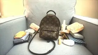 WIMB | Что в моей сумке? Мини-сумка Louis Vuitton Palm Springs | Вещи первой необходимости в путешествиях