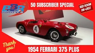 Ferrari 375 Plus (1954) - 50 SUBSCRIBER SPECIAL - By BBR - (Showcase 1/18)