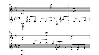 Max Payne - Main Theme Piano Solo K&auml;rtsy Hatakka & Kimmo Kajasto (sheet music, Noten, partitura)