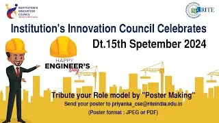 Tribute your Role Model by Poster Making | Radhakrishna Institute of Technology and Engineering