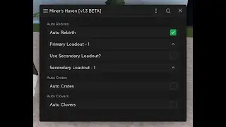 Miners Haven AUTO CRATE FARM Script