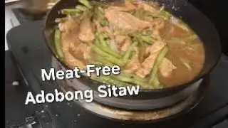 Meat-Free Adobong Sitaw or String Beans