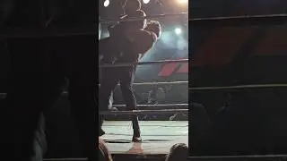 BRUTAL strike exchange ends with German suplex #aew
