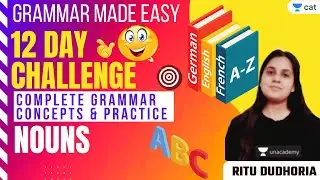 Grammar Made Easy - 12 Day Challenge -  Complete Grammar Concepts & Practice l Ritu Dudhoria
