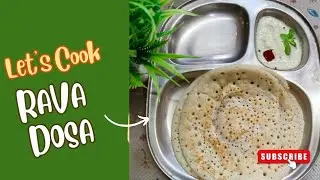 Simple Rava Dosa Recipe😋#Kavicooking